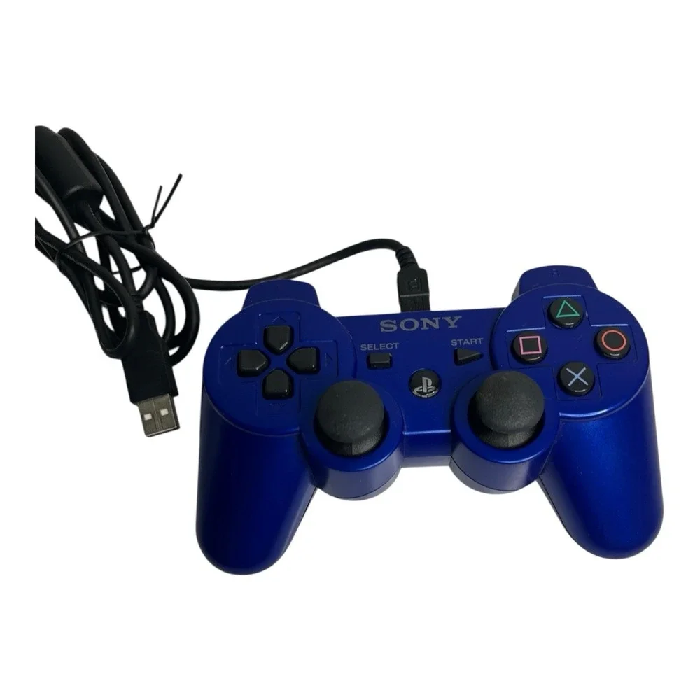 Genuine OEM Sony PlayStation 3 PS3 Blue DualShock 3 Controller Wireless CECHZC2U